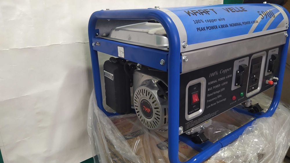 Инвертор KRAFTWELE 4800wat генератор бензиновый газовый з акамулятом