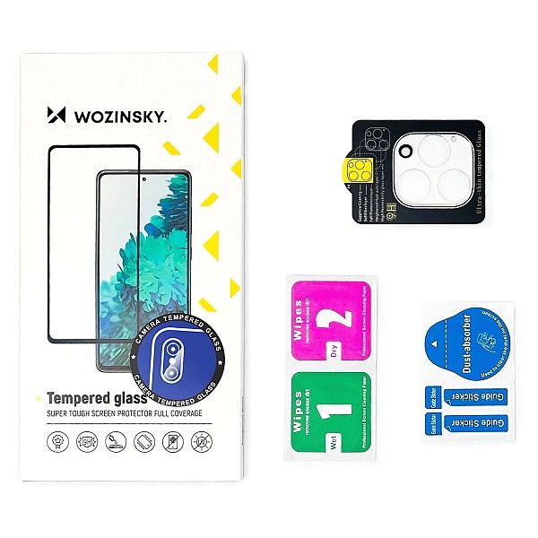 Wozinsky Full Camera Glass szkło hartowane do Google Pixel 6a na apara