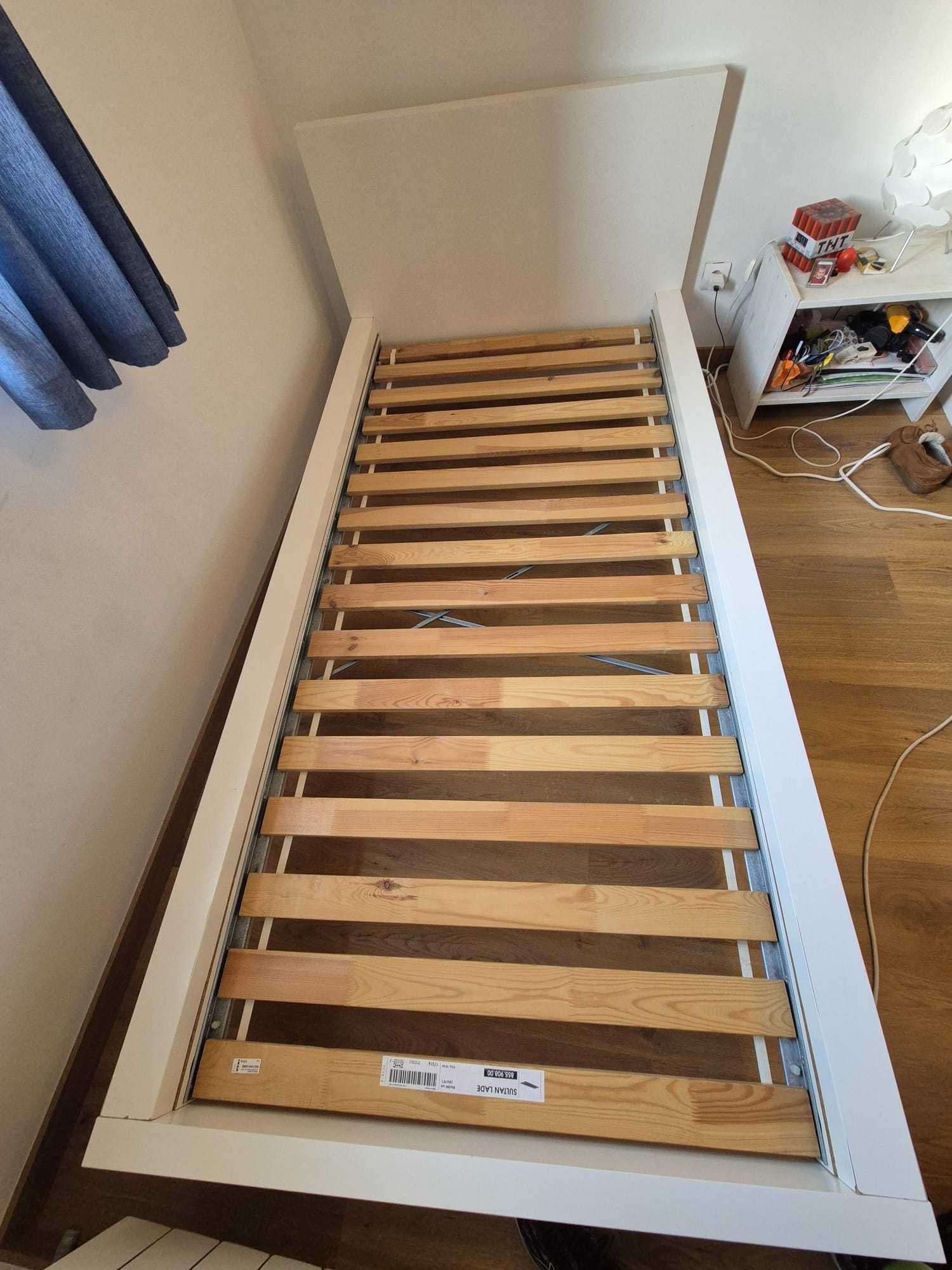 Cama Malm com estrado e colchão Malvik 90 x 200