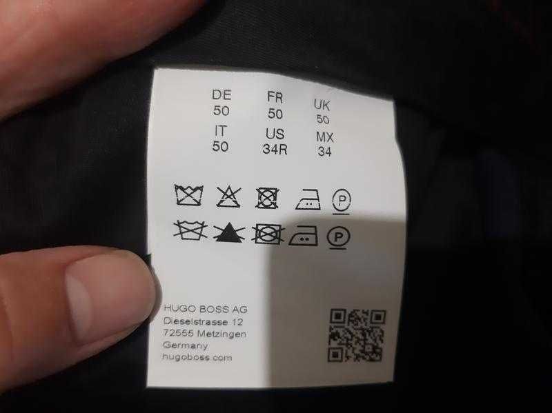 Стильные классические шерстяные брюки Hugo Boss оригинал