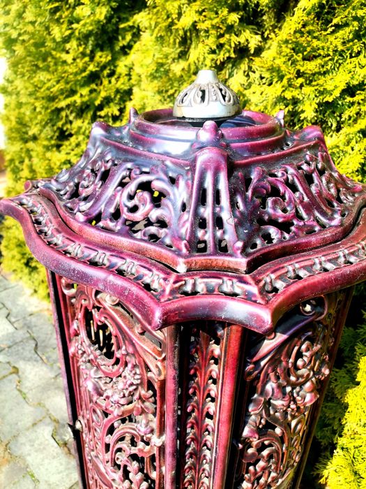 Kominek żeliwny z przełomu XIX i XX wieku - Bretania