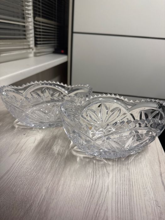 Хрусталь, салатник 2 шт.