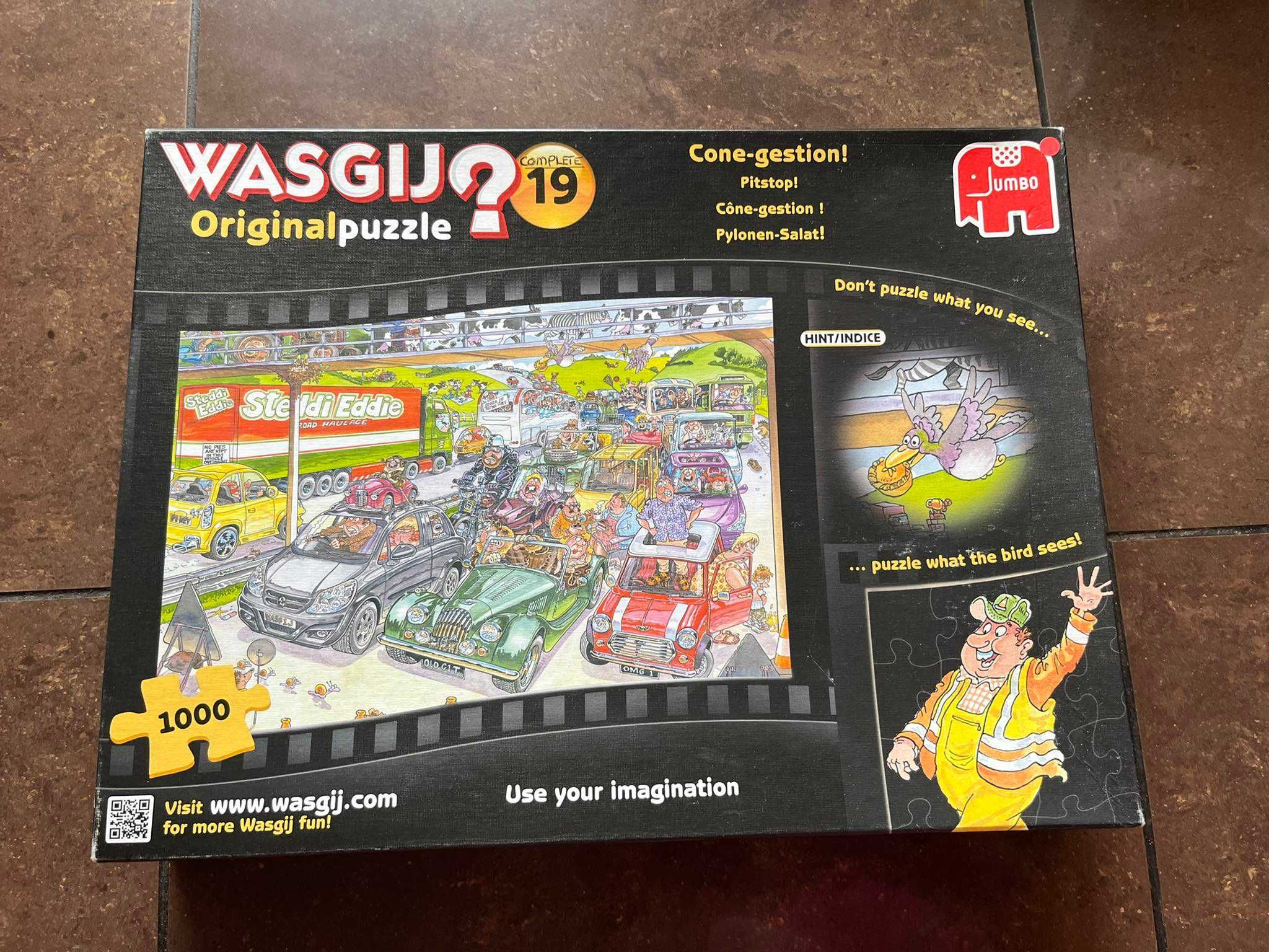 Puzzle Wasgij Original 19  Cone-gestion Pitstop 1000
