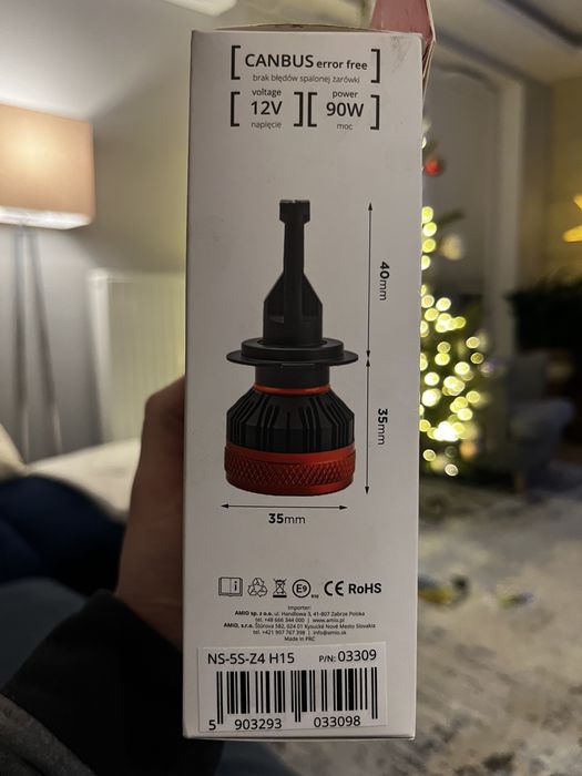 Żarówki LED H15 Amio