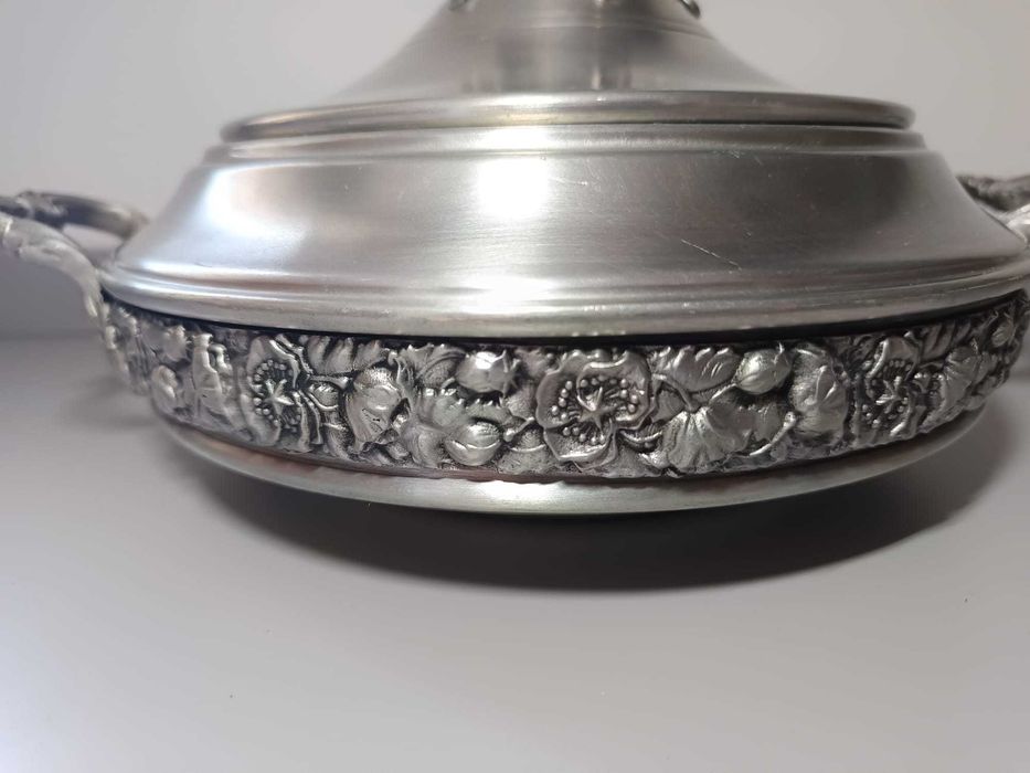 Terrina em Estanho J. Dores (J.D) – 95% Estanho Puro