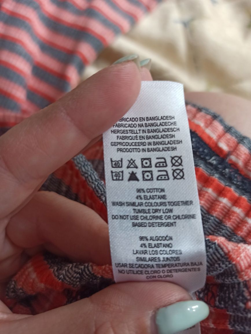 Sukienka Midi w paski 32-36
