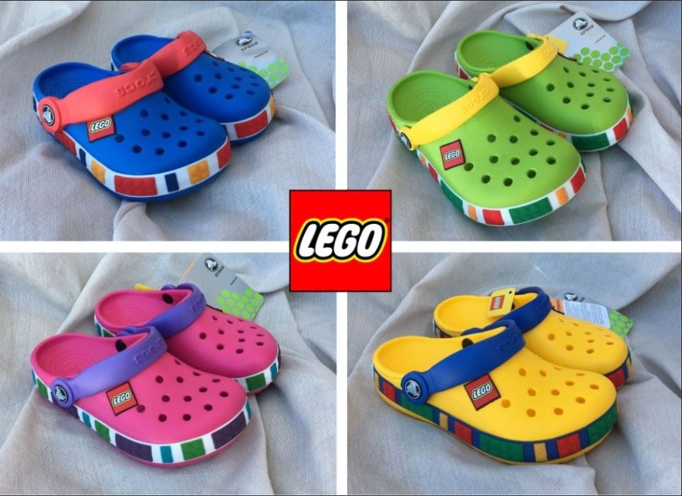 Crocs Kids LEGO 22-34 р. Кроксы для деток в нал