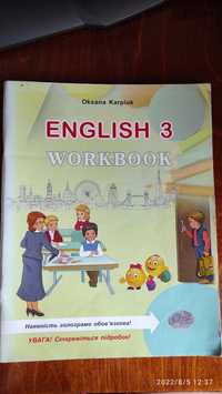 O.Karpiuk-Workbook 3, О.Карпюк- Рабочая тетрадь для 3 класса