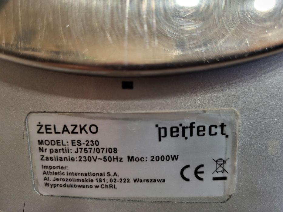 Żelazko na parę sprawne