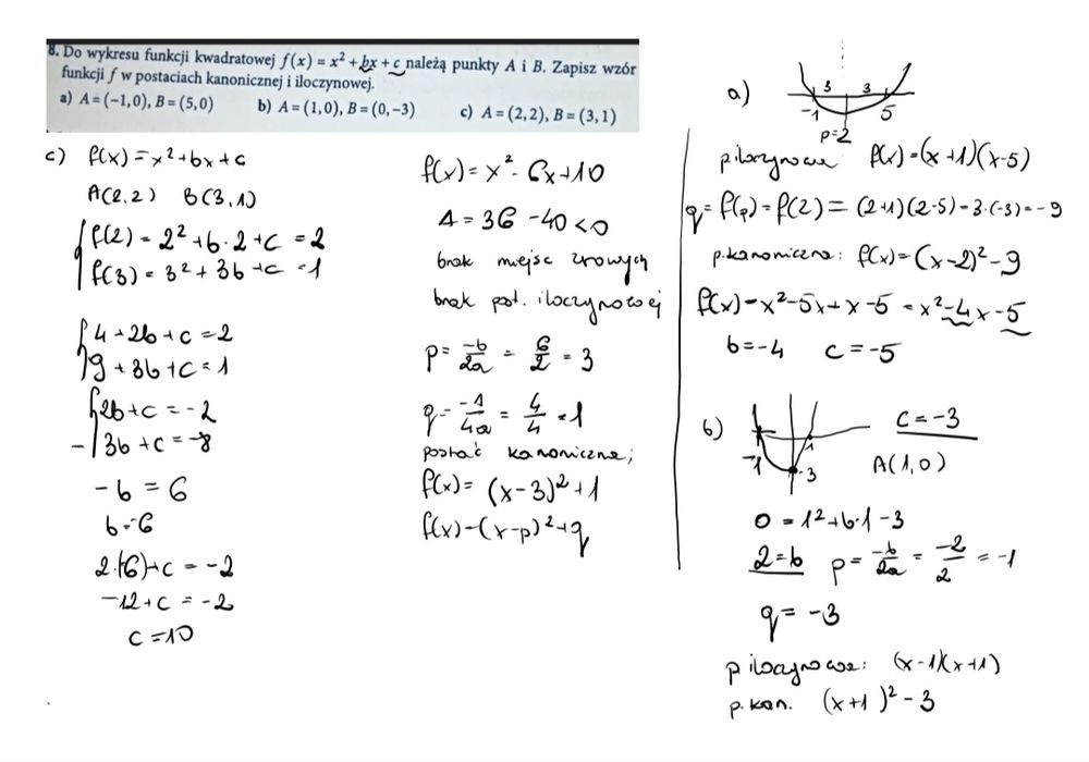 Korepetycje matematyka liceum/technikum/matura Ząbki hybrydowo/online