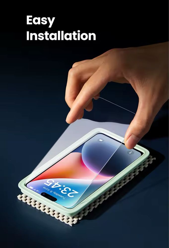 Защитное стекло Ugreen iPhone 16 Pro Max, 16 Pro, 15 Pro Max, 15 Pro