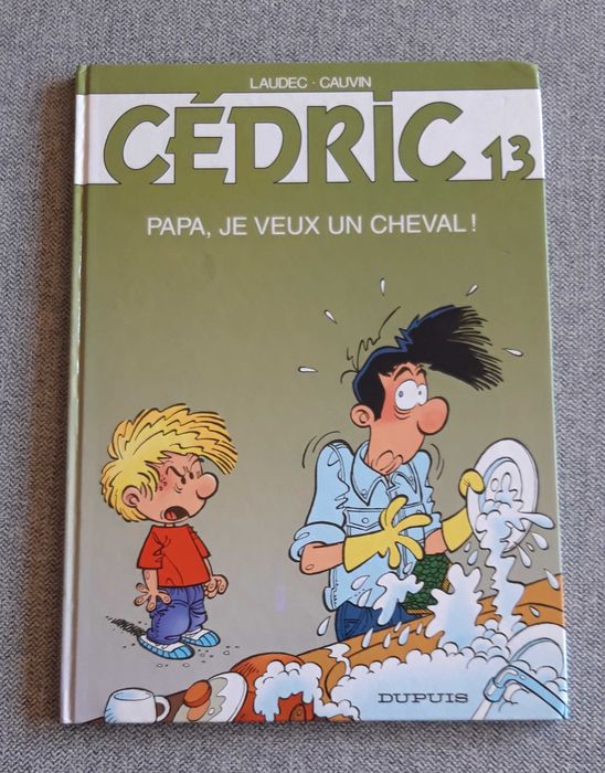 BD em francês Coleção Cédric "Papa, je veux un cheval"