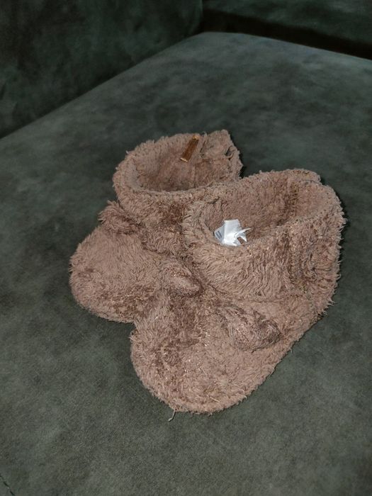 Капці домашні дитячі H&M капці плюшеві теплі на липучці