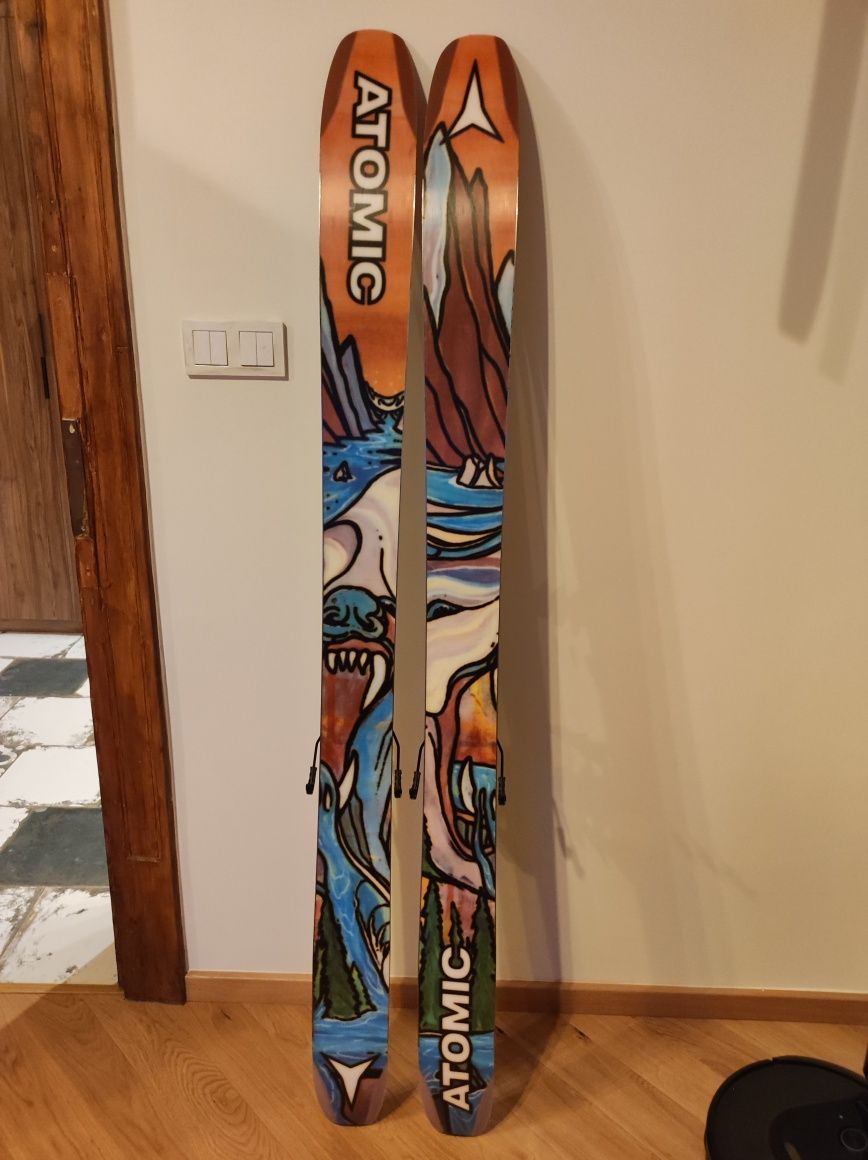 Narty freeride Atomic Bent 110 sezon 22/23 dł. 172cm + wiązania + foki