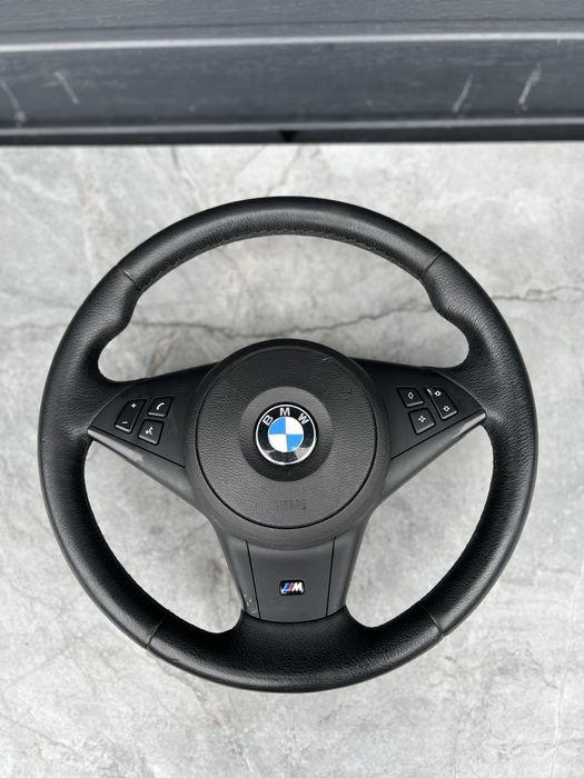 М Руль БМВ Е60 Е61 Дорестайлінг Під Кнопку Старт/Стоп М Кермо BMW