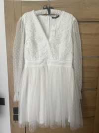 Biała sukienka na ślub, panieński