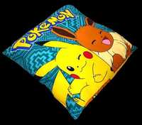 Poduszka Pokemon Pikachu i EEvee 38 x 38 cm