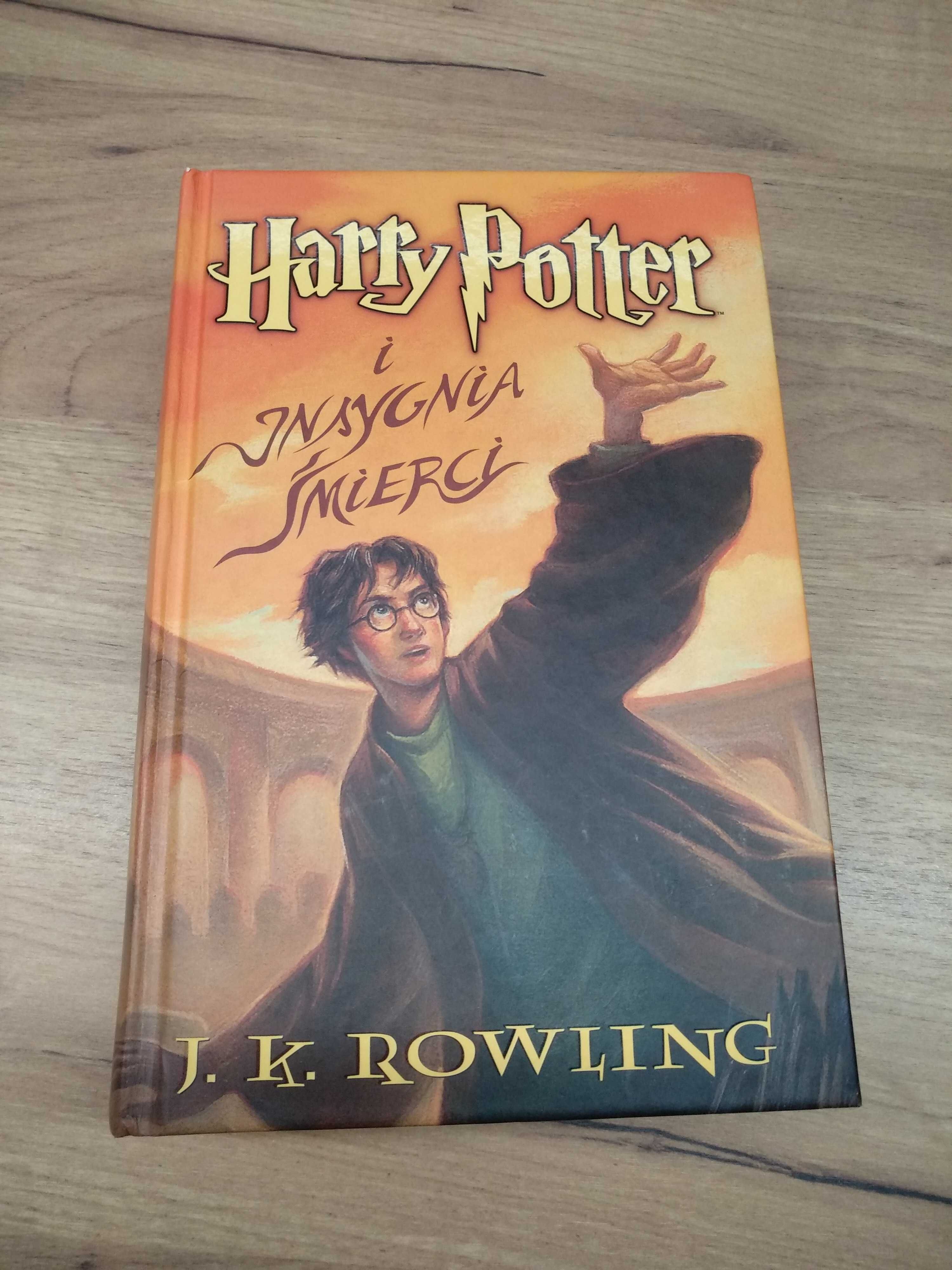 Harry Potter i Insygnia Śmierci stare wydanie pierwsze twarda oprawa