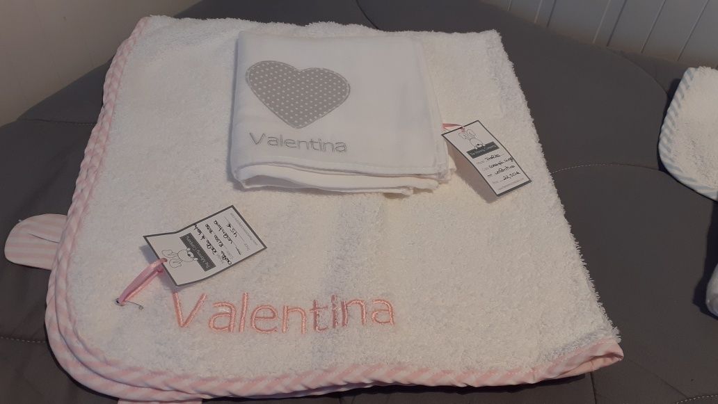 Valentina- toalha  e fralda
