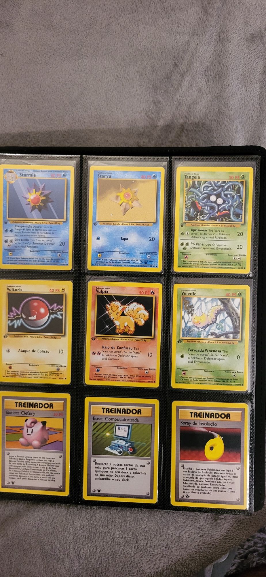 Pokémon Base set first edition português primeira edição original