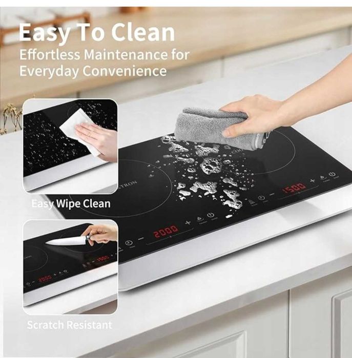 kuchenka indukcyjna 3500w płyta dwupalnikowa podwójna przenośna timer