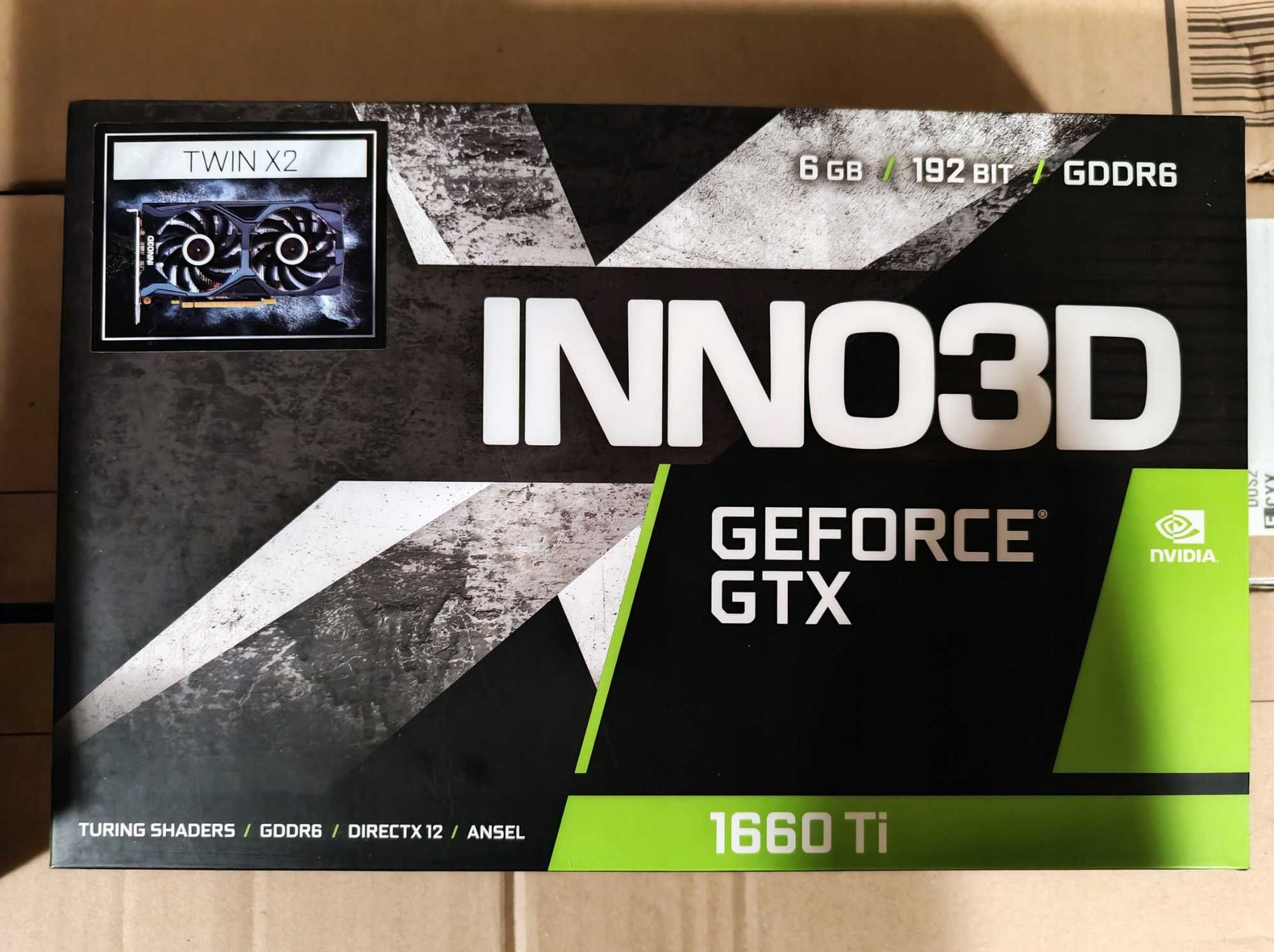 NOWA Karta graficzna do gier - Inno3D GeForce GTX 1660 Ti Twin X2 6GB