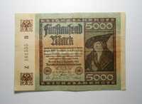 Banknot 5,000 Marek Niemcy 1922 rzadki