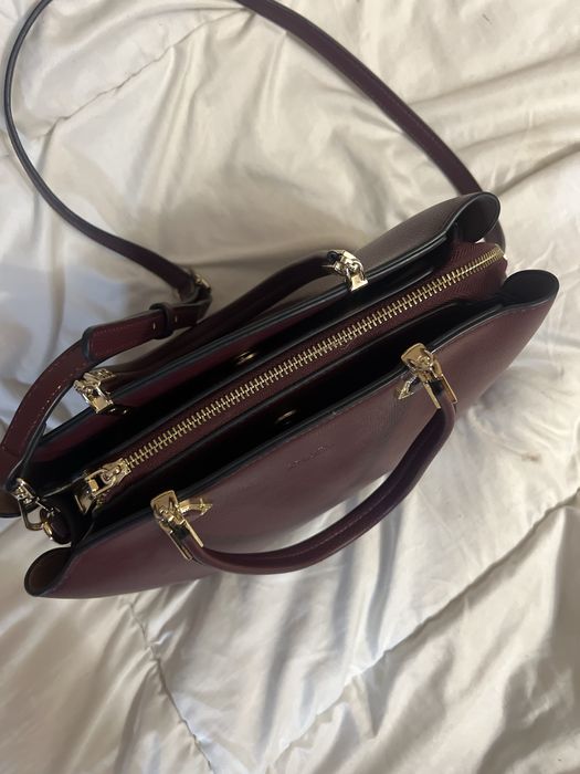 Елегантна бордова сумка