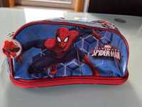 Estojo Spider Man Grande Novo 2 compartimentos Homem Aranha