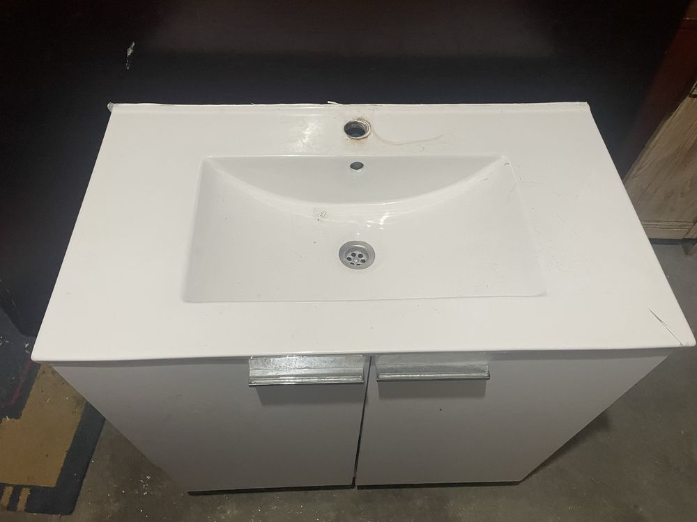 Movel lavatório WC Branco