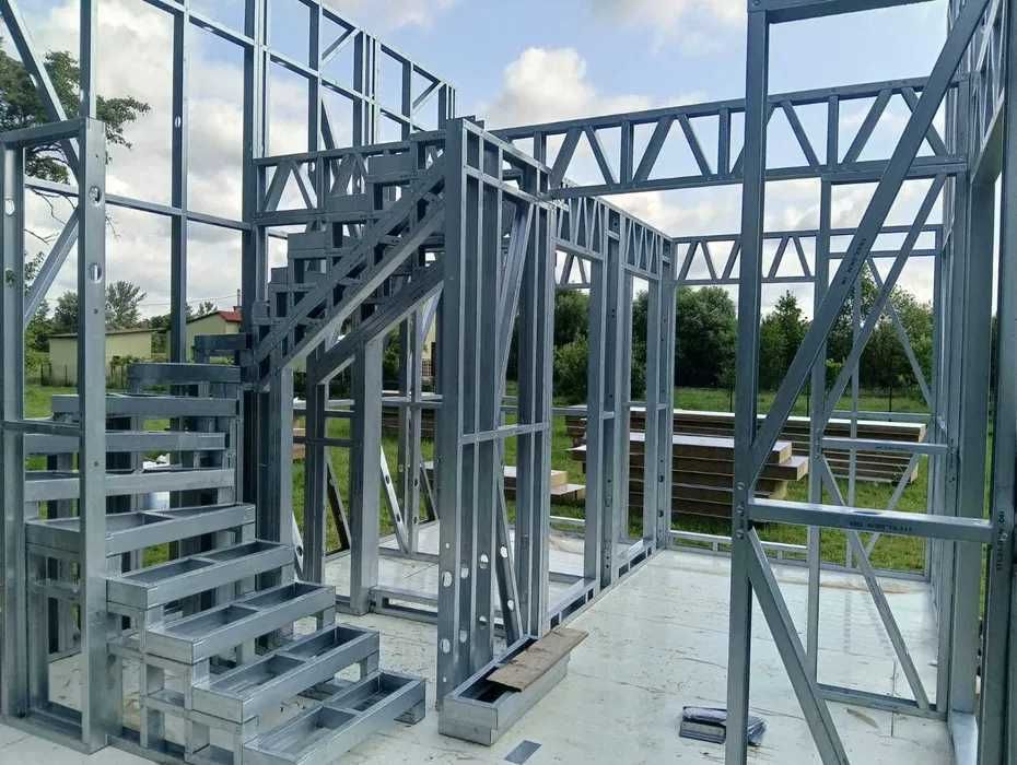 Domek CAŁOROCZNY 46,99m2 EKONEST35 na konstrukcji STALOWEJ