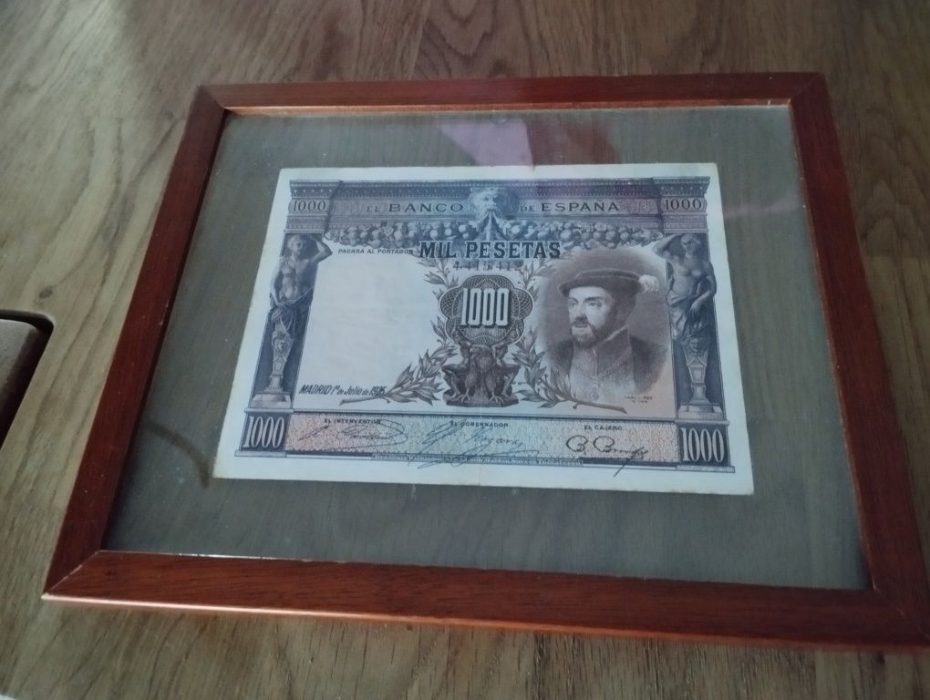 Banknota 1000 peset z rok 1925