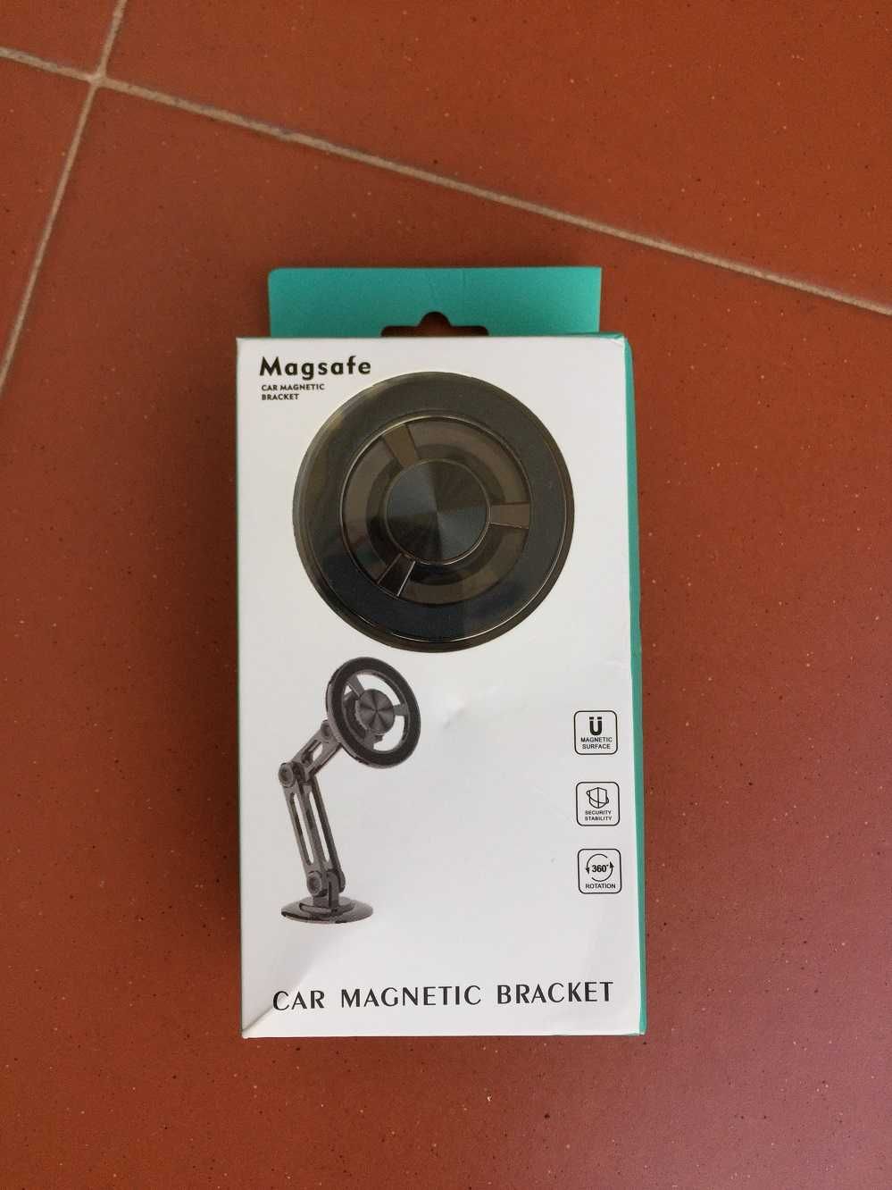 Suporte carro para telemóvel -- com iman / magnético