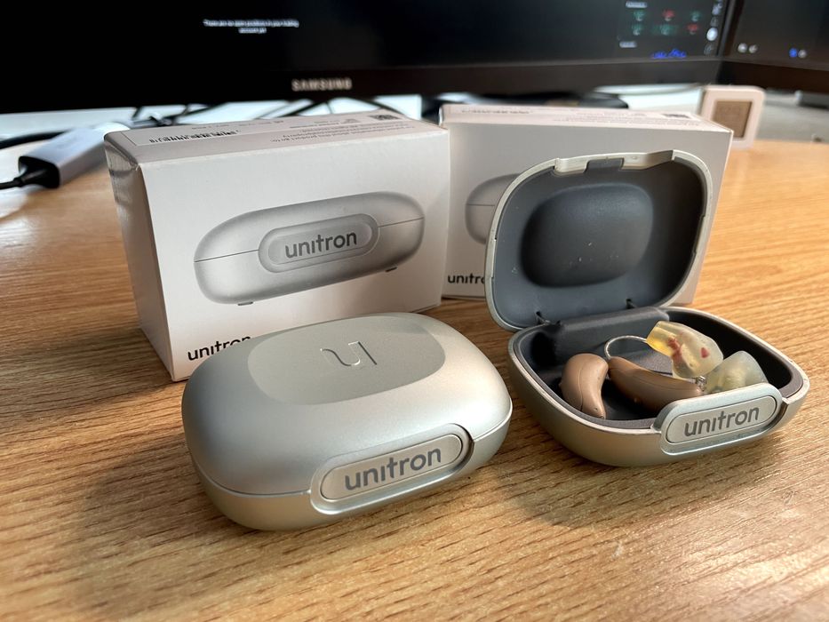 Aparat słuchowy Unitron DX Maxi Fit 5 Beige + osuszacz i baterie