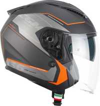 Kask Otwarty CGM 136S DNA APACHE Graphite Orange Matowy L