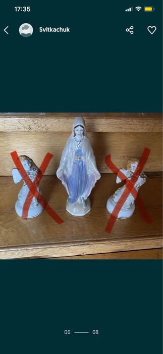 Статуетки фарфорові, керамічні, кришталеві