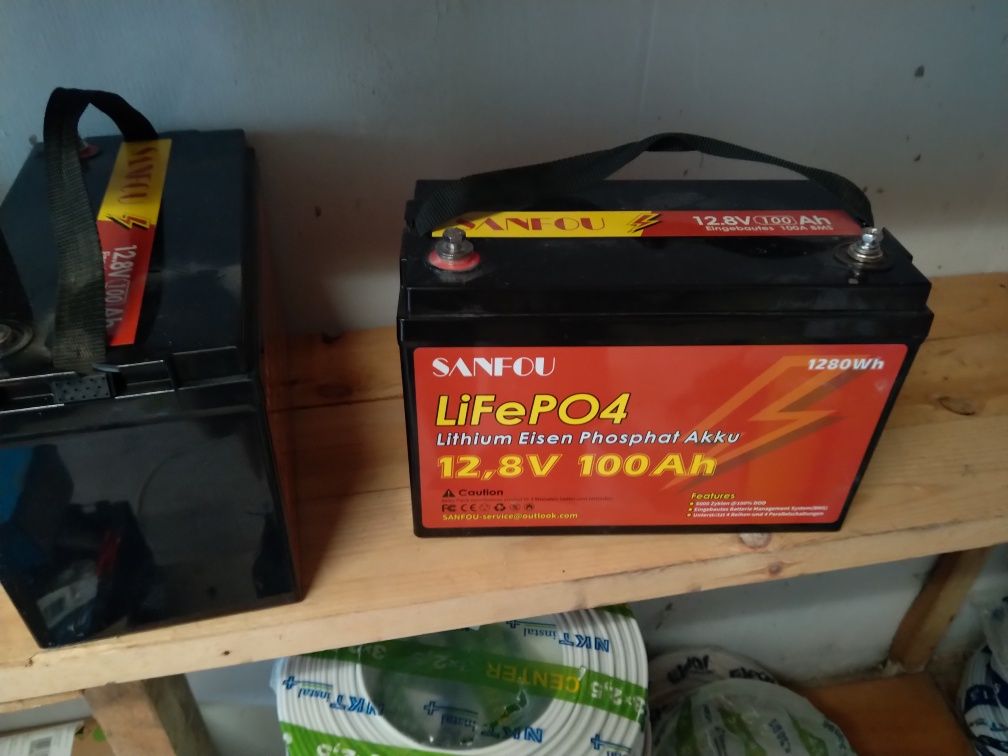 Akumulator LifePo4 100 Ah, bms 100A