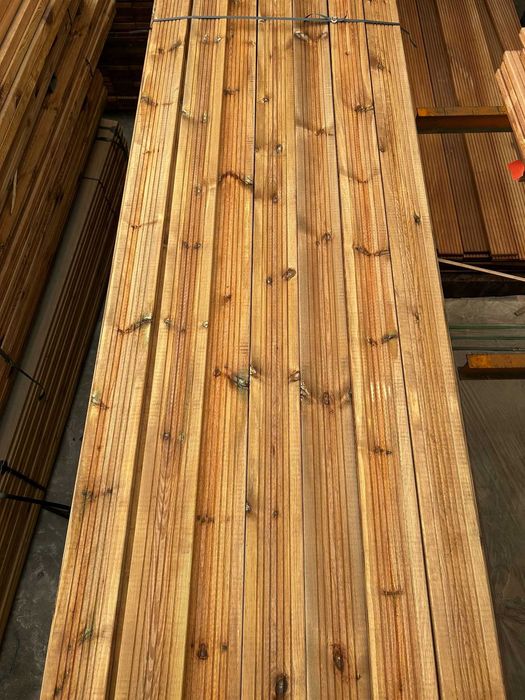 Deska tarasowa Sosna 28x145 impregnowana ciśnieniowo 5 RYFEL-GŁADKI