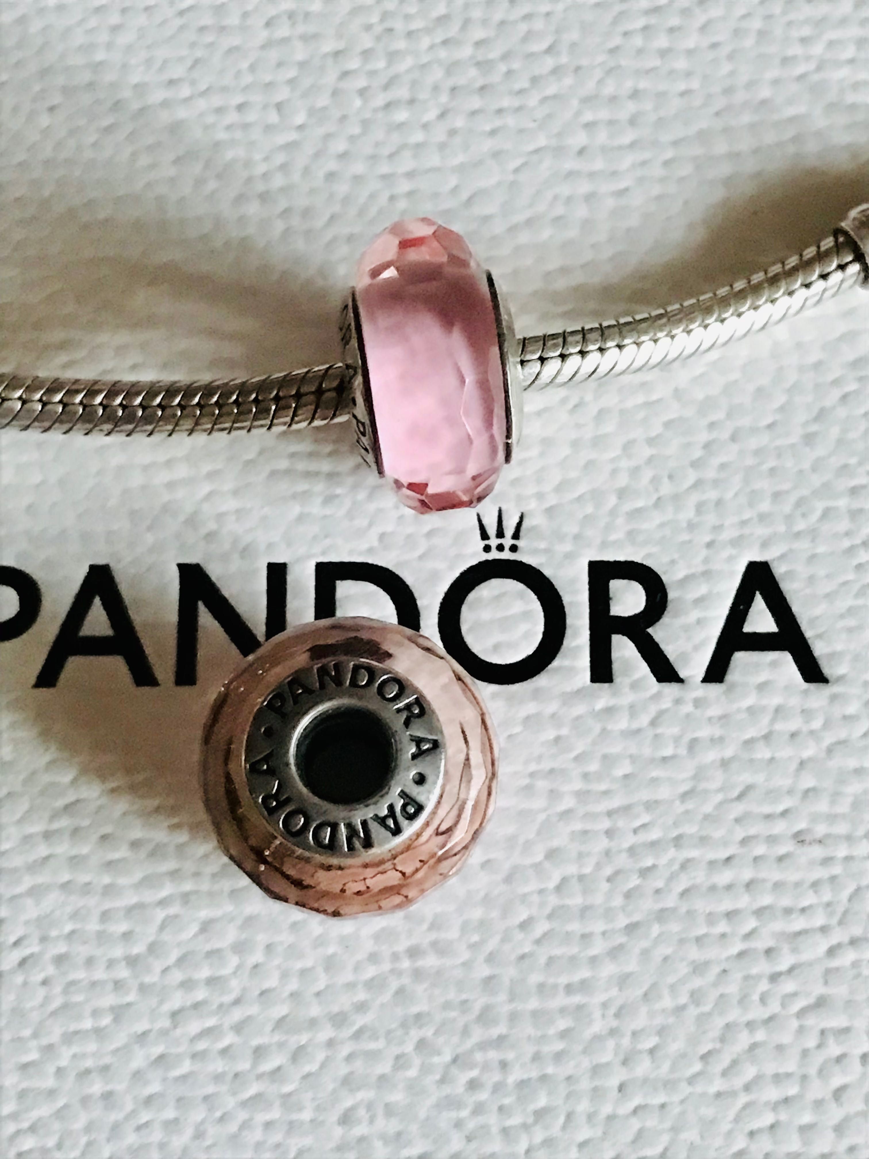 Pandora Charms Murano Różowa fasetka 791068 Unikat