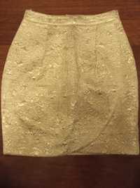 Złota spódnica Mohito rozmiar 36
