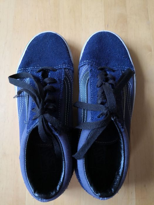 Buty sneakersy VANS 34.5 granatowe dla dzieci