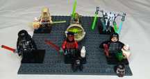 Фигурки Лего Star Wars, Грогу, Дарт Вейдер, Дарт Мол, Гривус, Йода.