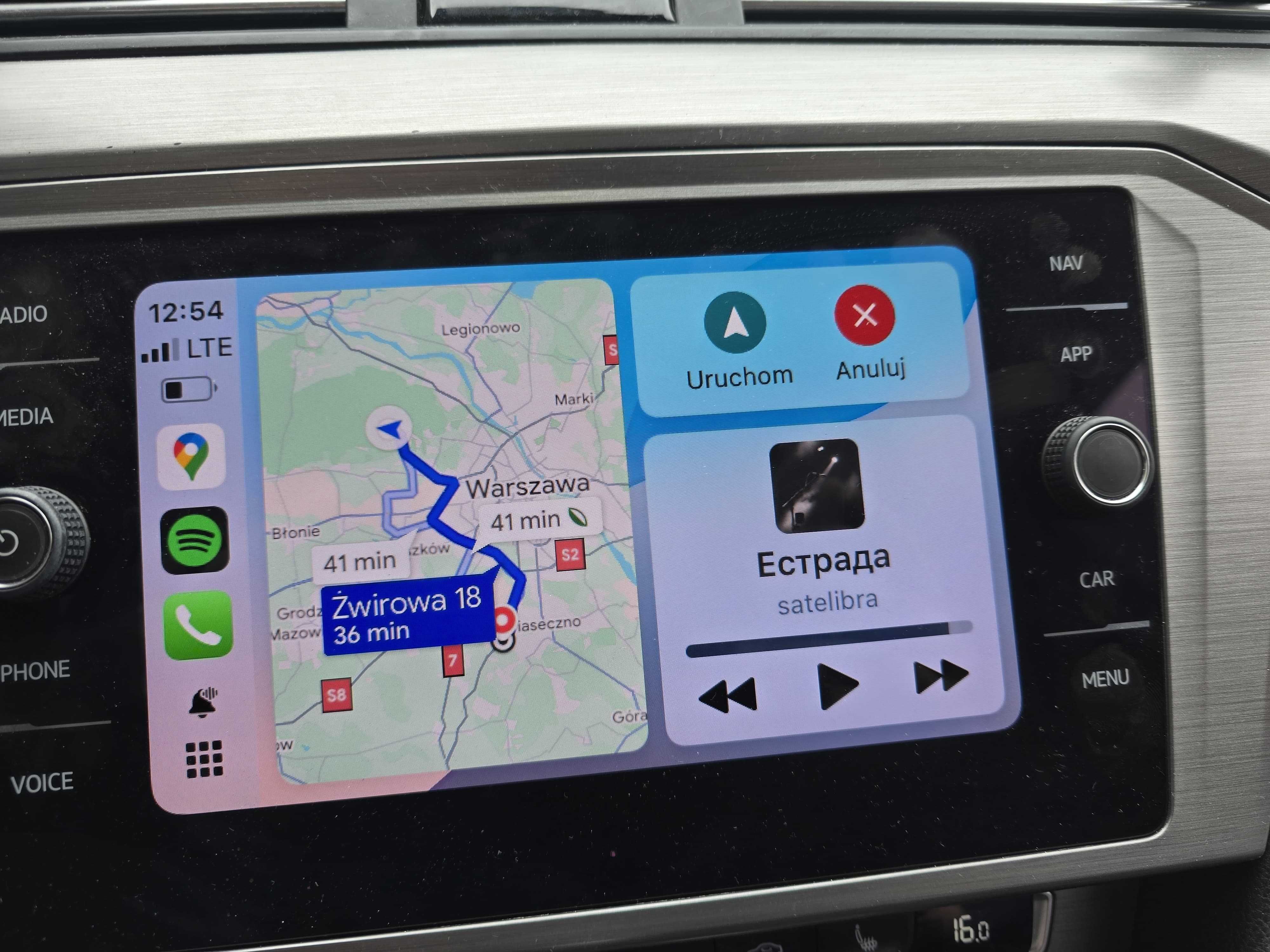 Aktywacja CarPlay Android Auto MOI3 MIB3 Audi Volkswagen Skoda Seat