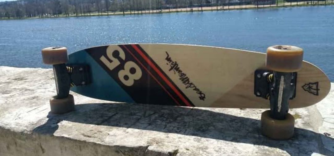 Longboard Skate surf Flexível amortecedores duplos
