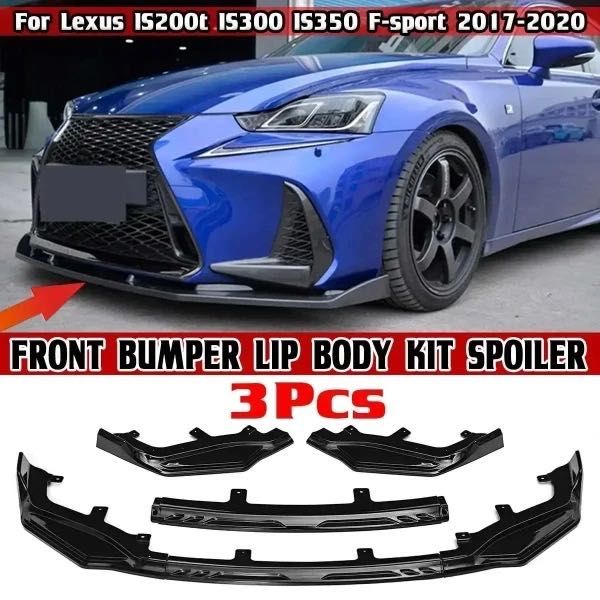 Губа на передний бампер Lexus is накладка бампера сплитер обвес лексус