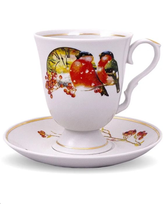 Чайное трио гигант Снегири Дулёво