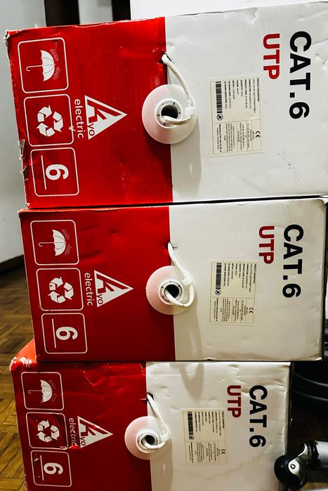 Caixas de cabo de rede