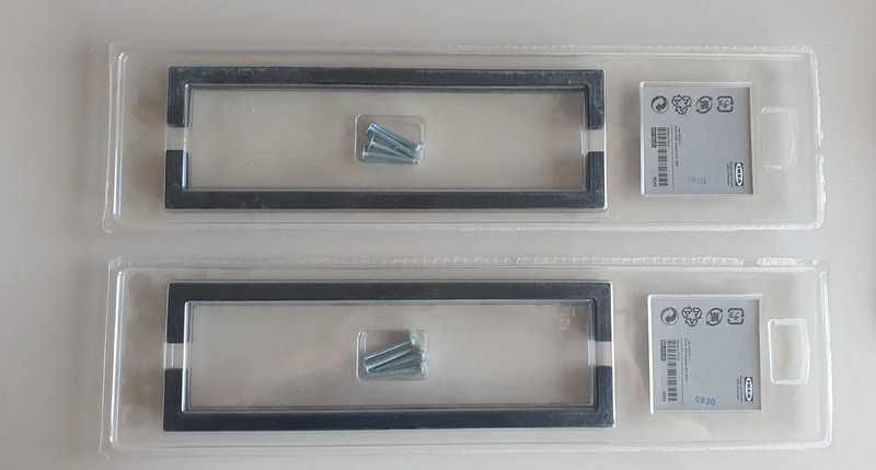 Uchwyt meblowy kompletny czarny długi IKEA 4 szt