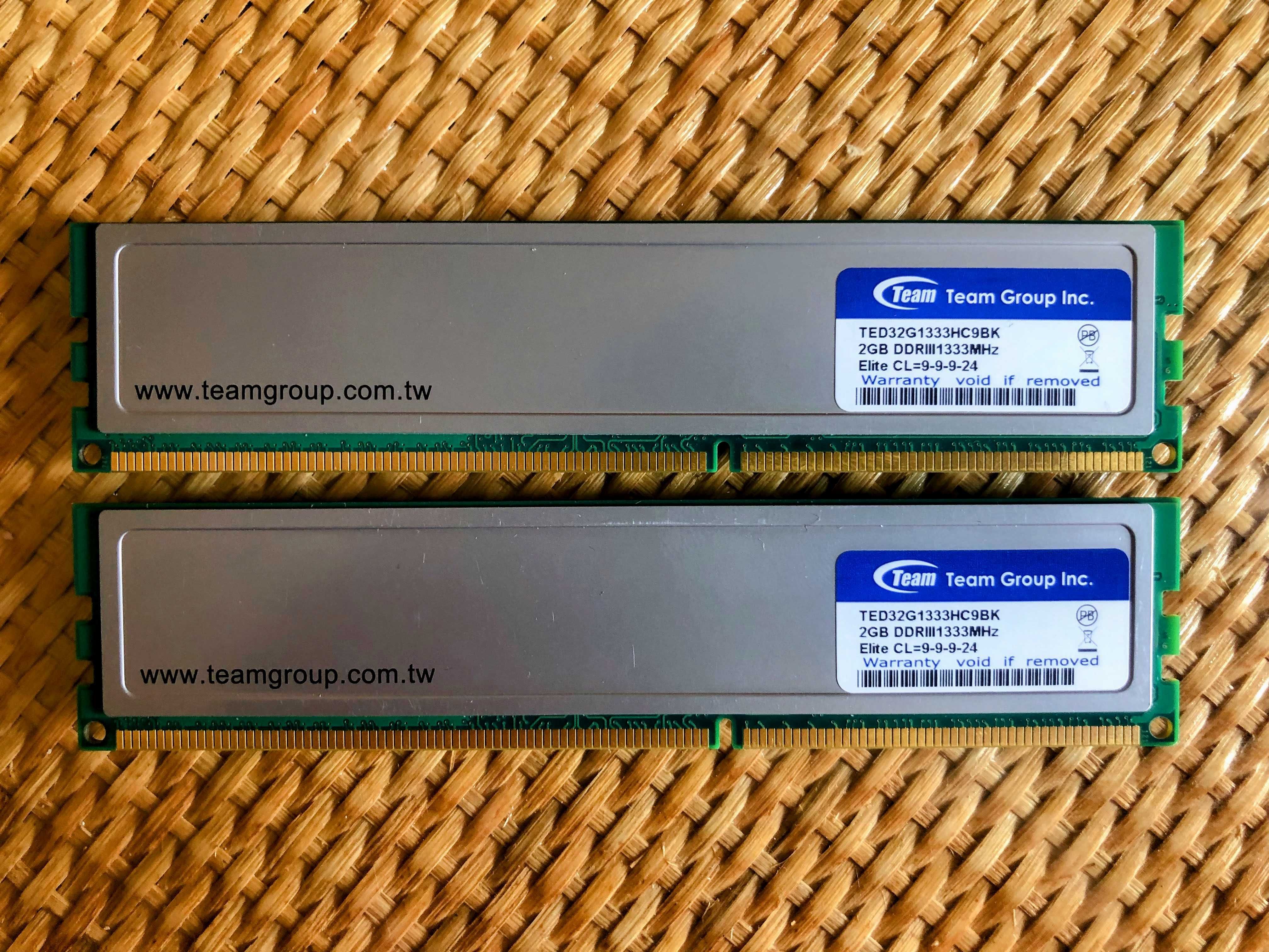 Оперативная Память Team Elite DDR3 1333MHz 4Gb (2*2Gb)