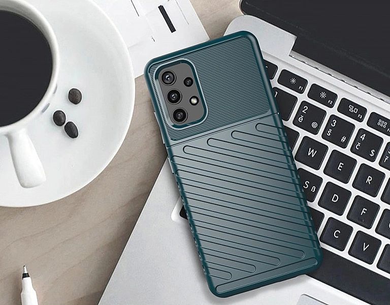 Etui Thunder Case Elastyczne Pancerne do Nokia 5.4 zielony